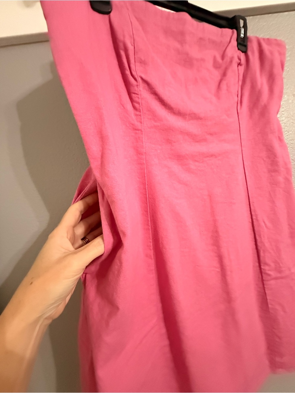 Old Navy Pink Strapless A-Line Dress - Picture 3 of 8